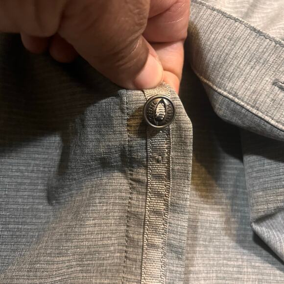 Kuhl Optimizr Mens XL X-Large Short Sleeve Button Up Shirt Tapered Fit - Picture 5 of 7